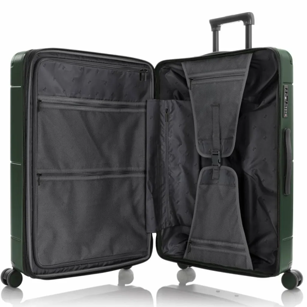 Heys Zen 4 Rollen Trolley L 76 cm mit Dehnfalte green