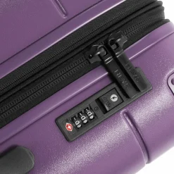 Heys Zen 4 Rollen Trolley M 66 cm mit Dehnfalte purple