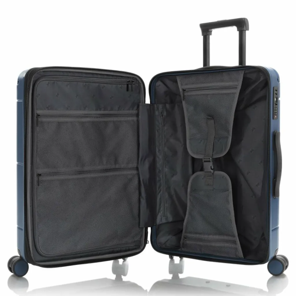 Heys 4-Rollen Koffer|Hartgepäck<Zen 4 Rollen Trolley M 66 cm mit Dehnfalte navy