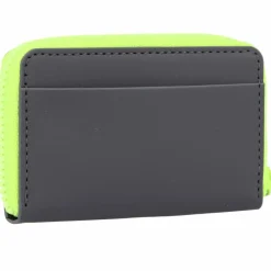 Horizn Studios Herrengeldbörsen Querformat|Damengeldbörsen Querformat<Geldbörse 10 cm graphite/neon green