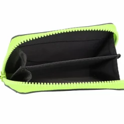 Horizn Studios Herrengeldbörsen Querformat|Damengeldbörsen Querformat<Geldbörse 10 cm graphite/neon green