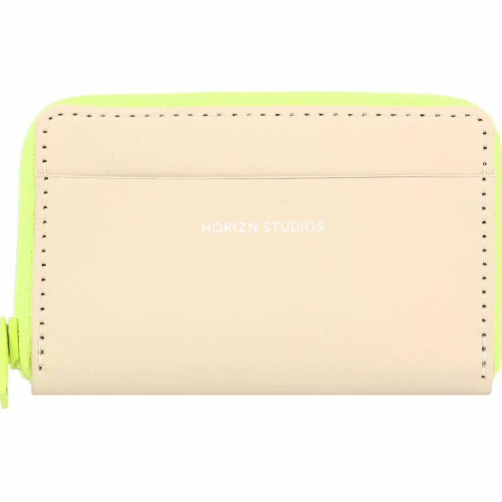 Horizn Studios Herrengeldbörsen Querformat|Damengeldbörsen Querformat<Geldbörse 10 cm sand-neonyellow