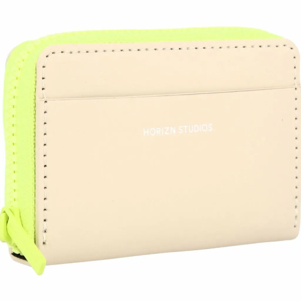 Horizn Studios Herrengeldbörsen Querformat|Damengeldbörsen Querformat<Geldbörse 10 cm sand-neonyellow