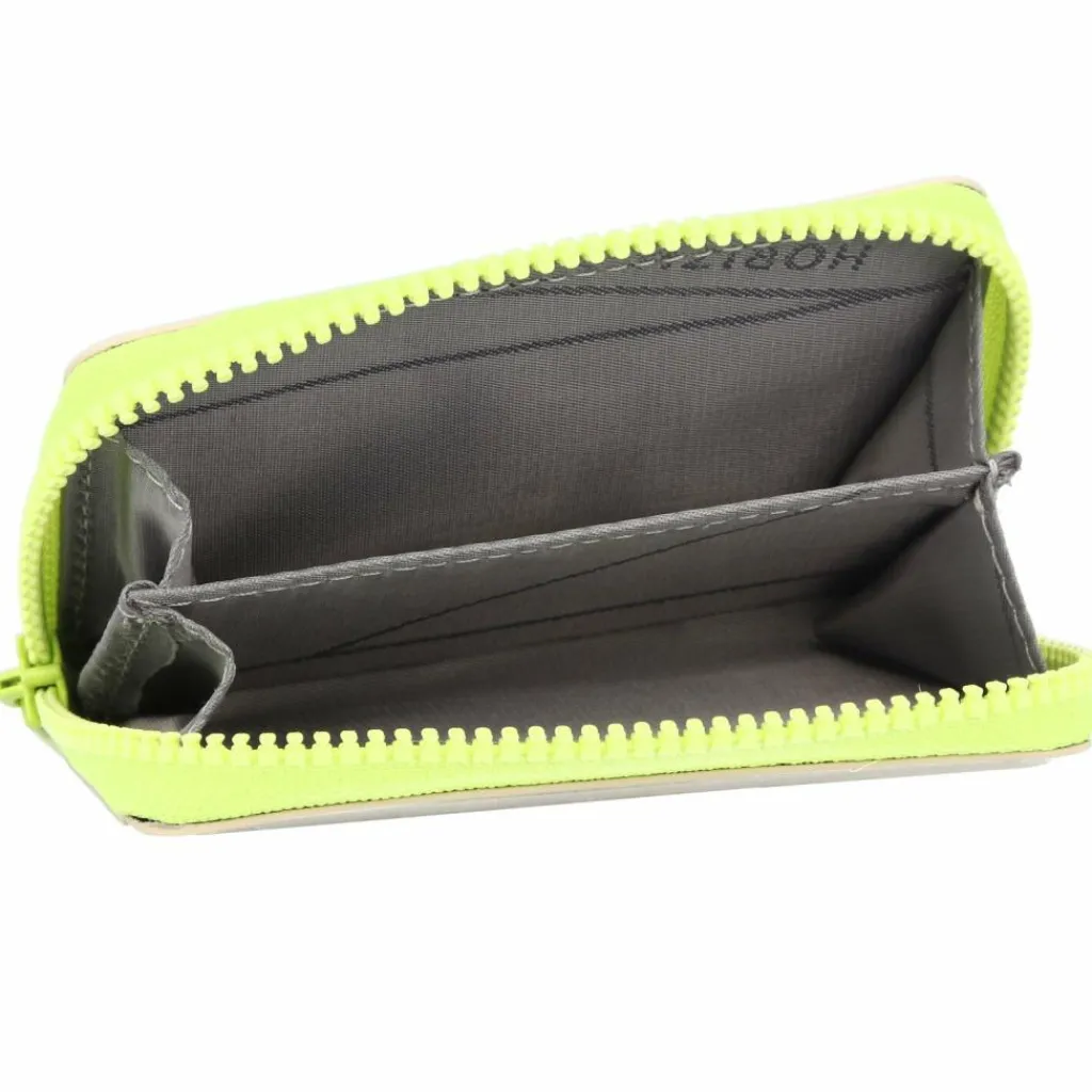 Horizn Studios Herrengeldbörsen Querformat|Damengeldbörsen Querformat<Geldbörse 10 cm sand-neonyellow
