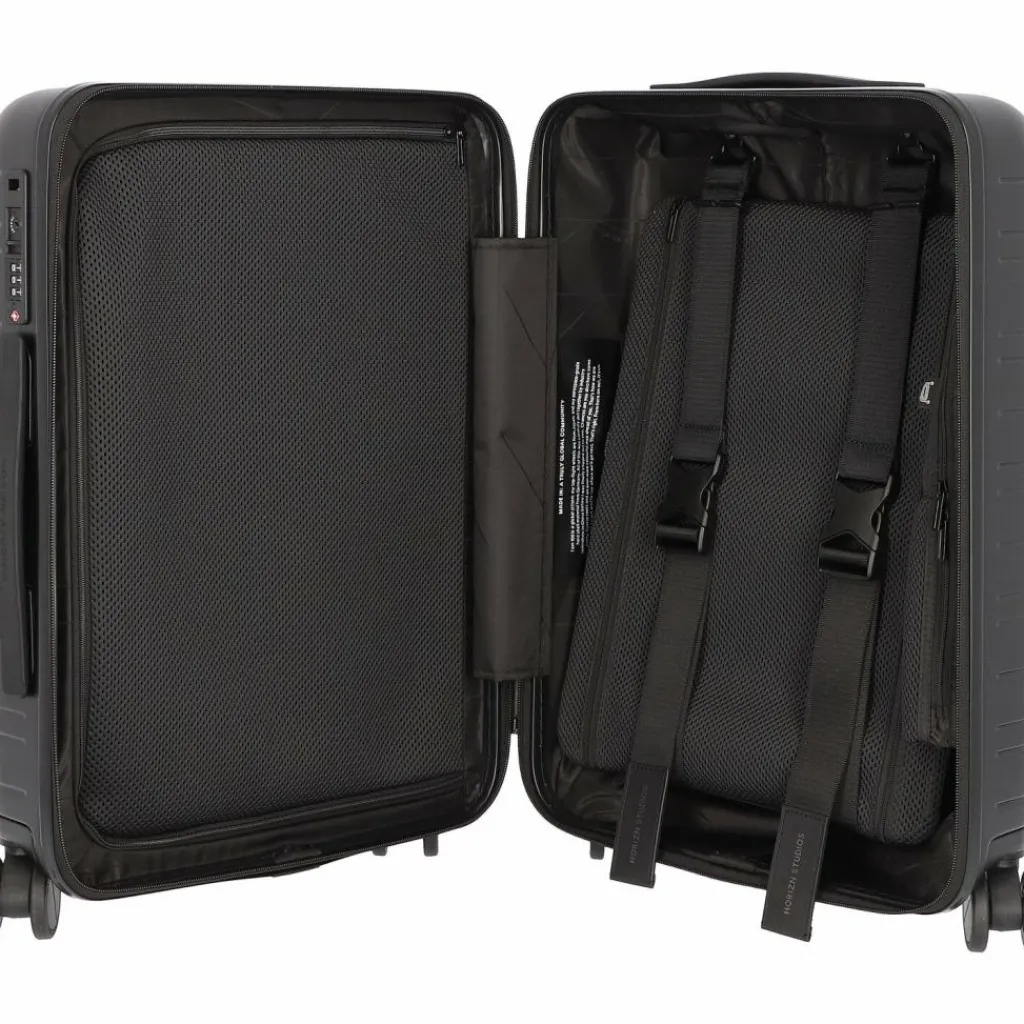Horizn Studios Hartgepäck Kabinengepäck|4-Rollen Kabinentrolleys<H5 Check-in 4-Rollen Kabinentrolley 55 cm all black1