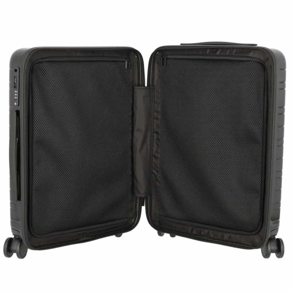Horizn Studios Hartgepäck Kabinengepäck|4-Rollen Kabinentrolleys<H5 Essential Glossy 4-Rollen Kabinentrolley 55 cm glossy all black