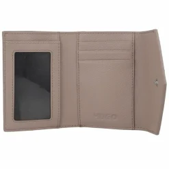 Hugo Damengeldbörsen Querformat<Chris Geldbörse 12 cm dark beige