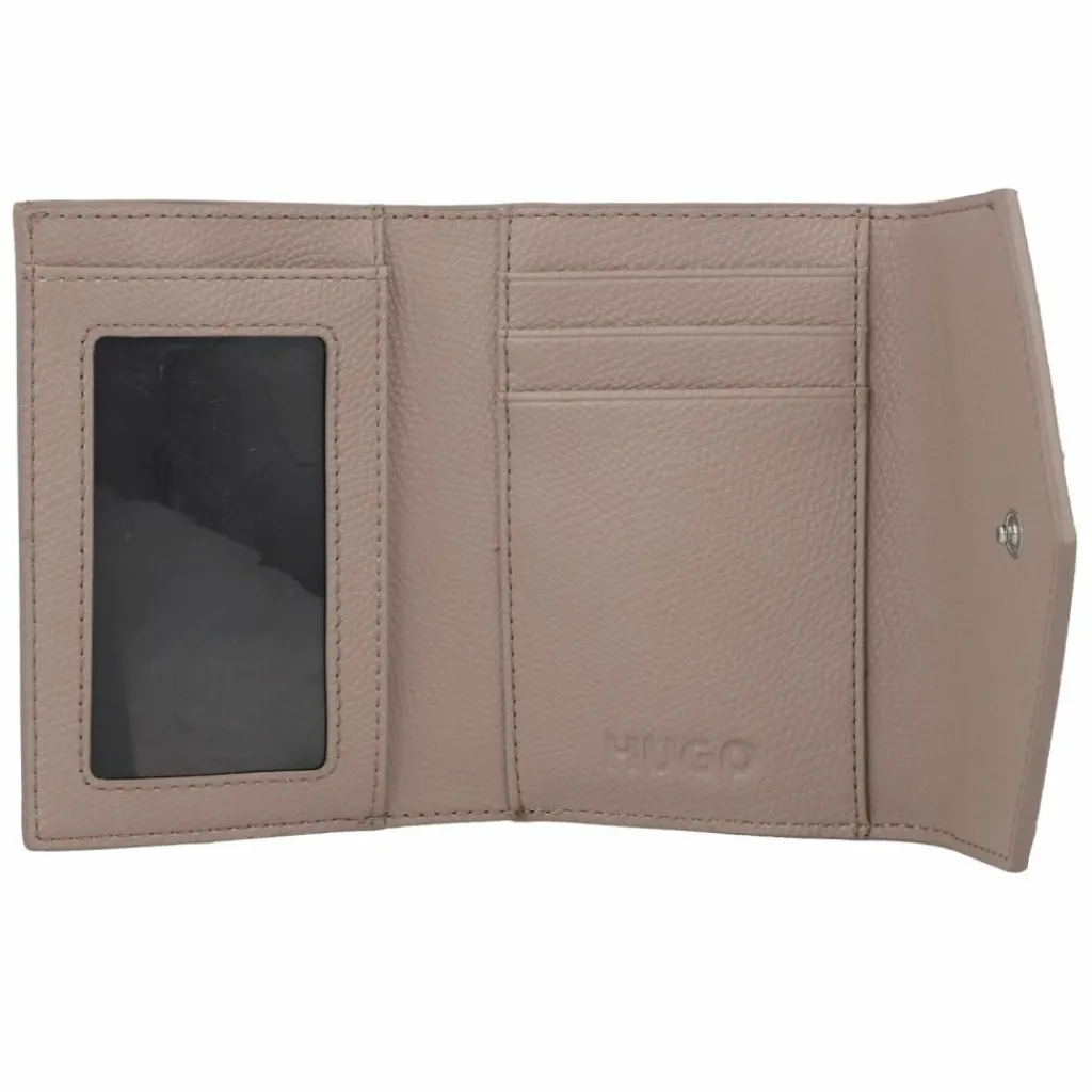 Hugo Damengeldbörsen Querformat<Chris Geldbörse 12 cm dark beige