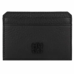New Hugo Geldbörse Leder 11 cm Geschenkbox black