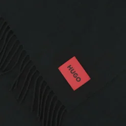 Best Hugo Juster Schal 180 cm black