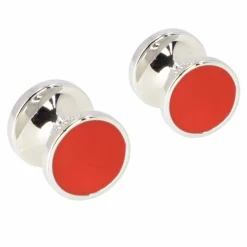 Hugo Manschettenknöpfe<Manschettenknöpfe Messing 1.2 cm open pink