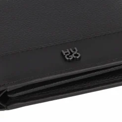 New Hugo Quantic Geldbörse Leder 12 cm black