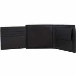 New Hugo Quantic Geldbörse Leder 12 cm black