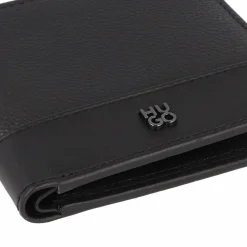 Sale Hugo Quantic Geldbörse Leder 10.5 cm black