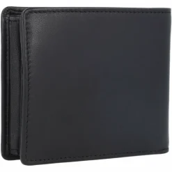 Hugo Herrengeldbörsen Querformat<Subway Trifold Geldbörse Leder 11 cm black