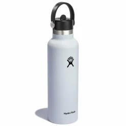 Outlet Hydro Flask Hydration Standard Flex Straw Cap Trinkflasche 621 ml white