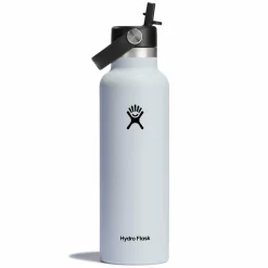 Outlet Hydro Flask Hydration Standard Flex Straw Cap Trinkflasche 621 ml white