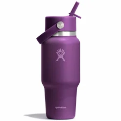 Hydro Flask Hydration Travel Bottle Flex Straw Cap Trinkflasche 710 ml beachplum