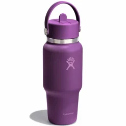 Hydro Flask Hydration Travel Bottle Flex Straw Cap Trinkflasche 710 ml beachplum
