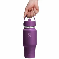 Hydro Flask Hydration Travel Bottle Flex Straw Cap Trinkflasche 710 ml beachplum