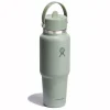 Best Hydro Flask Hydration Travel Bottle Flex Straw Cap Trinkflasche 945 ml agave