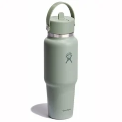 Best Hydro Flask Hydration Travel Bottle Flex Straw Cap Trinkflasche 945 ml agave