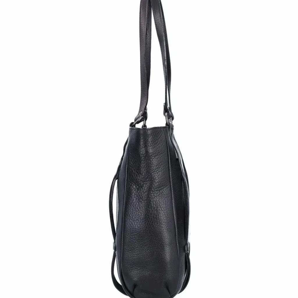 Sale Jack Kinsky Alassio 4 Schultertasche Leder 34 cm schwarz