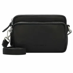 Jack Kinsky Umhängetaschen<Aruba 1 Umhängetasche Leder 19 cm schwarz