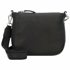 Jack Kinsky Umhängetaschen<Aruba 3 Umhängetasche Leder 20 cm schwarz