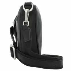 Jack Kinsky Umhängetaschen<Aruba 3 Umhängetasche Leder 20 cm schwarz