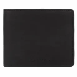 Discount Jack Kinsky Aruba Geldbörse RFID Schutz Leder 12 cm schwarz