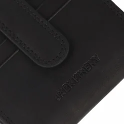 Jack Kinsky Herrengeldbörsen Querformat<Aruba Geldbörse RFID Schutz Leder 10 cm schwarz