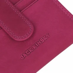 Hot Jack Kinsky Aruba Geldbörse RFID Schutz Leder 10 cm pink