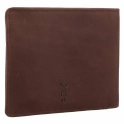 Jack Kinsky Herrengeldbörsen Querformat<Aruba Geldbörse RFID Schutz Leder 12 cm braun