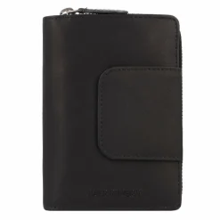 Outlet Jack Kinsky Aruba Geldbörse Leder 14 cm schwarz