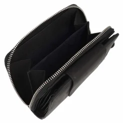 Outlet Jack Kinsky Aruba Geldbörse Leder 14 cm schwarz