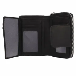 Outlet Jack Kinsky Aruba Geldbörse Leder 14 cm schwarz