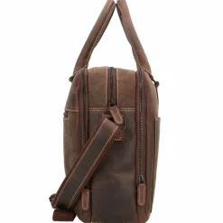 Jack Kinsky Aktentaschen<Baltimore 7 Aktentasche Leder 39 cm mokka