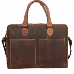 Jack Kinsky Aktentaschen<Baltimore 7 Aktentasche Leder 39 cm cognac