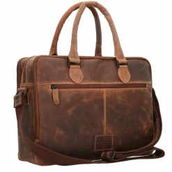 Jack Kinsky Aktentaschen<Baltimore 7 Aktentasche Leder 39 cm cognac