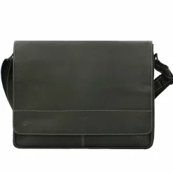 Clearance Jack Kinsky Baltimore 5 Messenger Leder 38 cm anthrazit