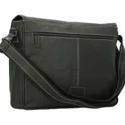 Clearance Jack Kinsky Baltimore 5 Messenger Leder 38 cm anthrazit