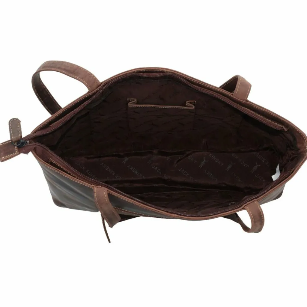 Jack Kinsky Baltimore 18 Schultertasche Leder 34 cm