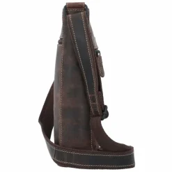 Jack Kinsky Umhängetaschen<Baltimore 30 Umhängetasche Leder 30 cm mokka