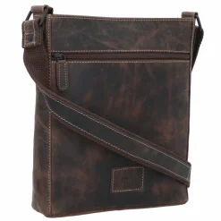 Jack Kinsky Umhängetaschen<Baltimore 30 Umhängetasche Leder 30 cm mokka