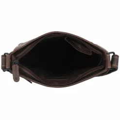 Jack Kinsky Umhängetaschen<Baltimore 30 Umhängetasche Leder 30 cm mokka