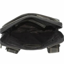 Jack Kinsky Umhängetaschen<Baltimore 24 Umhängetasche Leder 19 cm anthrazit