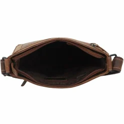 Sale Jack Kinsky Baltimore 30 Umhängetasche Leder 30 cm cognac