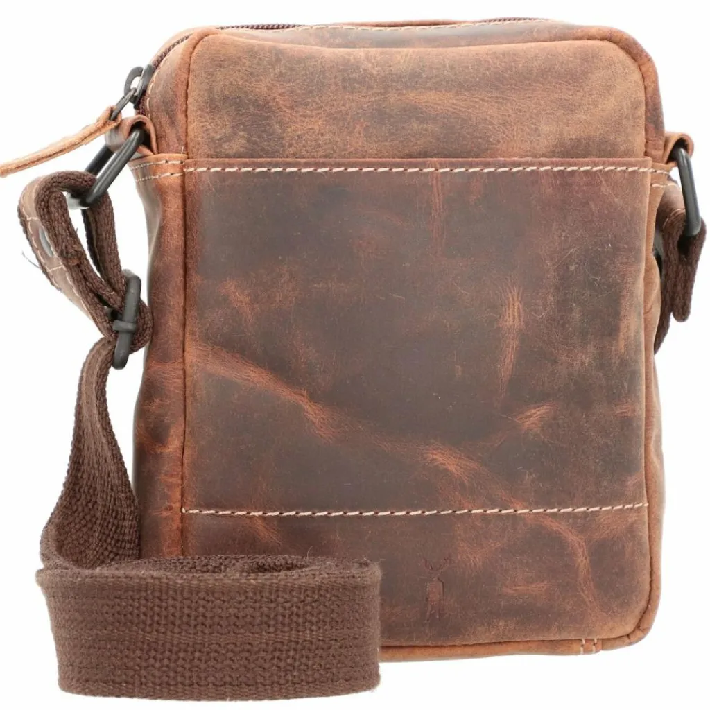 Jack Kinsky Umhängetaschen<Baltimore 1 Umhängetasche Leder 14 cm cognac