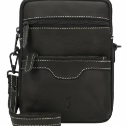 Jack Kinsky Umhängetaschen<Baltimore 11 Umhängetasche Leder 16 cm anthrazit